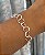 Pulseira Elos Redondo Vazados - Prata 925 - Imagem 2