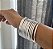 Bracelete  Meia Cana 4 mm - Prata 925 - Imagem 2