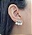 Brinco Ear Cuff Pérolas e Zircônia- Prata 925 - Imagem 1