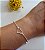 Pulseira Bolinhas com Coração- Prata 925 - Imagem 3