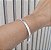 Bracelete Três Fios com Fecho - Prata 925 - Imagem 2
