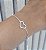 Pulseira Coração Zircônia c/ Bolinhas- Prata 925 - Imagem 2