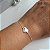 Pulseira Coração Liso c/ Cravação- Prata 925 - Imagem 2