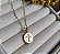 Cola Medalha Cruz Cravejada - Semijoia 18k - Imagem 1