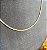 Colar chocker Laminado 1,6 x 0,6 mm - Semijoia 18k - Imagem 2