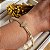 Pulseira Laminada Coração Cravejado - Semijoias 18K - Imagem 2