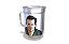 Caneca Alumínio 600ml - 1 rosto desenhado - Imagem 1
