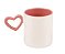 Caneca Alça em Coração - 1 rosto desenhado - Imagem 2