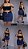Saia jeans plus size - Imagem 1