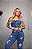 CROOPED JEANS BOTÃO COM LYCRA - Imagem 4