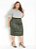 Saia Verde Militar Com Botões Plus Size 72149 - Imagem 4