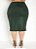 Saia Verde Militar Com Botões Plus Size 72149 - Imagem 3