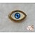 Olho grego dourado com Azul 45mm (1 unidade) - Imagem 1