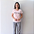 Pijama Feminino Meia Manga com Calça Xadrez em Viscolycra - Imagem 4