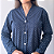 Pijama Feminino Manga Longa Poá Azul Marinho – 100% Algodão - Imagem 2