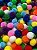 Pompom 1,5 cm sortido c/ 100 unidades - Imagem 1