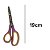 Kit com 3 tesouras modelo botao NYBC - Imagem 3