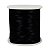 Fita Cetim 4mm 100 Metros Preto BZ - Imagem 1