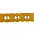 Passa fita 25mm cor AMARELO OURO c/13.70 metros NYBC - Imagem 1