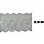 Bordado ingles 8.0cm Branco CTL 482 Com 13.70 metros NYBC - Imagem 1