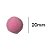 Pompom 2 cm Rosa Bebe com 50 unidades NYBC - Imagem 1