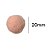Pompom 2 cm Salmão com 50 unidades NYBC - Imagem 1