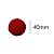 Pompom 4 cm Vermelho com 10 unidades NYBC - Imagem 1
