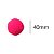 Pompom 4 cm Rosa Neon- com 10 unidades NYBC - Imagem 1