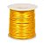 Cordão de Cetim 2mm Amarelo Ouro Com 50 metros Trader - Imagem 1