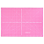 Base de Corte Dupla Face Rosa 45cm x 60cm Círculo - Imagem 1
