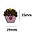 Aplique cupcake emborrachado ref 0003 - 35mm - Imagem 2