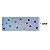 Fita de Gorgurão 38mm RO 150097 Coração Azul BB com 10 Metros Sanding - Imagem 2