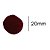Pompom 2 cm Vinho com 50 unidades NYBC - Imagem 1