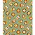 Tecido tricoline estampado safari ref:1986 - 100% algodão 50cm x 150cm Círculo - Imagem 1