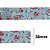 fita gorgurão estampada flores 38mm ref 0060 c/ 10 metros - Imagem 1