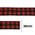 fita gorgurão estampada xadrez 38mm ref 0090 c/ 10 metros - Imagem 1