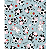 Tecido tricoline ref:2350 - 100% algodão 50cm x 150cm Círculo - Imagem 1