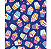 Tecido tricoline estampado cupcake ref:2229 - 100% algodão 50cm x 150cm Círculo - Imagem 1