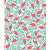 Tecido tricoline estampado flamingo ref:2109 - 100% algodão 50cm x 150cm Círculo - Imagem 1