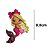 Enfeite Biscuit Boneca Barbie 80mm Ref 02 Sanding - Imagem 2