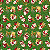 Tecido tricoline natal ref:2409 - 100% algodão 50cm x 150cm Círculo - Imagem 1