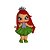 Enfeite Biscuit Princesa Ariel 75mm Sanding - Imagem 1