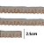 Bordado ingles 2.5cm cor 147/101 Ref ctl-61 c/ 13.70 metros NYBC - Imagem 1