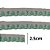 Bordado ingles 2.5cm cor 193/101 Ref ctl-61 c/ 13.70 metros NYBC - Imagem 1
