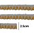 Bordado ingles 2.5cm cor 110/101 Ref ctl-61 c/ 13.70 metros NYBC - Imagem 1