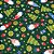 Tecido tricoline natal ref 712001 - 100% algodão 50cm x 150cm Peripan - Imagem 1