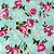 Tecido tricoline floral ref d1154 v13 - 100% algodão 50cm x 150cm Peripan - Imagem 1