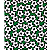 Tecido tricoline estampado ref:2356 - 100% algodão 50cm x 150cm Círculo - Imagem 1