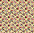 Tecido tricoline natal ref:2422 - 100% algodão 50cm x 150cm Círculo - Imagem 1