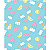 Tecido tricoline estampado ref:2184 - 100% algodão 50cm x 150cm Círculo - Imagem 1